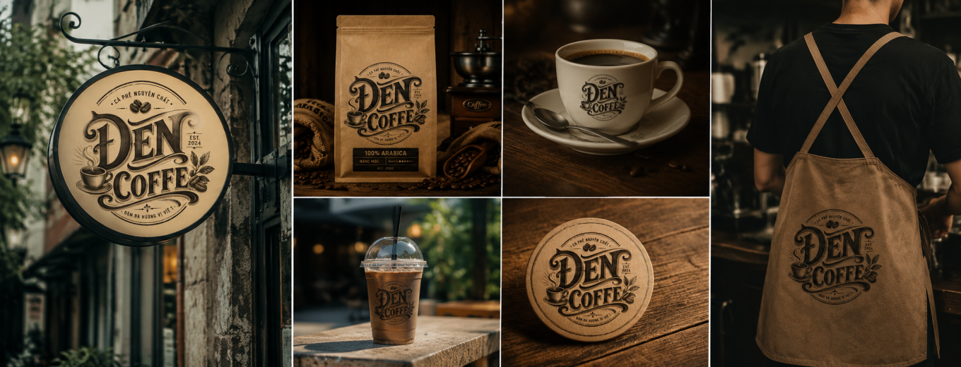 Logo Đen Coffe