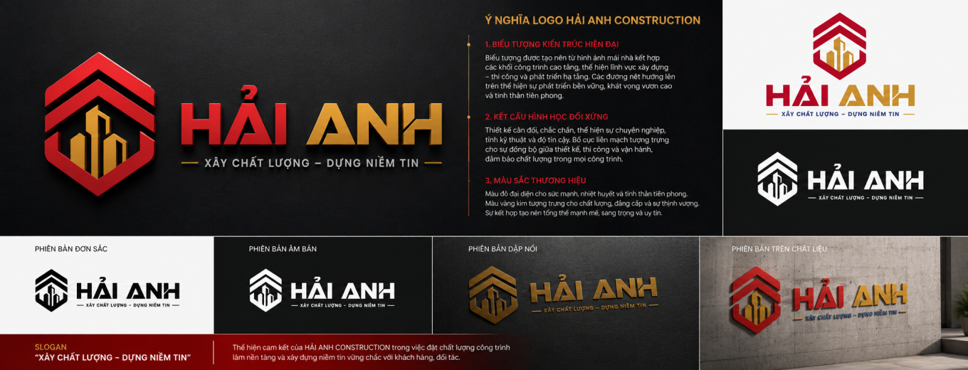 Logo Xây Dựng Hải Anh