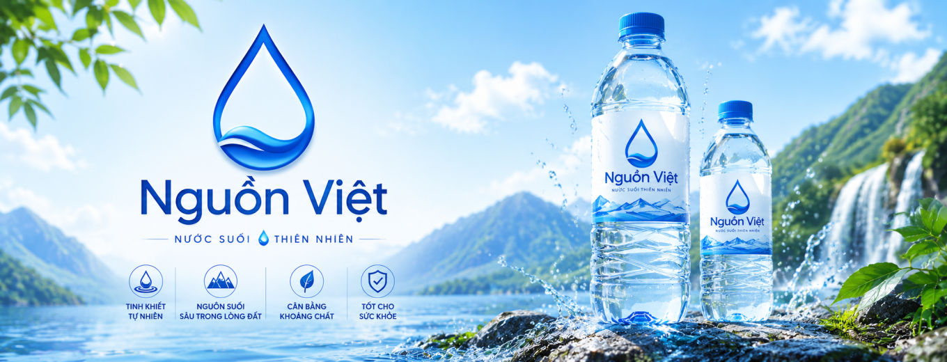 Logo Nước Suối Nguồn Việt
