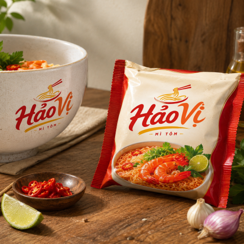 Logo Mì Tôm Hảo Vị